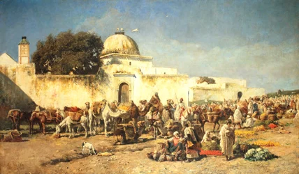 Markkinanäkymä Mogadorissa, 1881